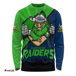 Amazing Aussie Canberra Raiders Fearless Soul Series Long Sleeve T-shirt