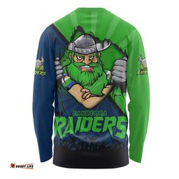 Amazing Aussie Canberra Raiders Fearless Soul Series Long Sleeve T-shirt
