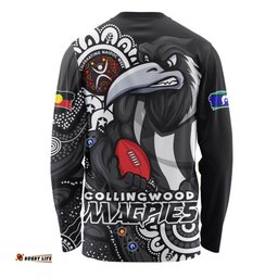 Amazing Aussie Collingwood Power Through Generations NAIDOC Edition Long Sleeve T-shirt