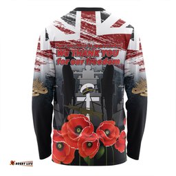 Amazing Aussie Australia Navy Force Anzac Day Custom We Thank You For Our Freedom Long Sleeve T-shirt