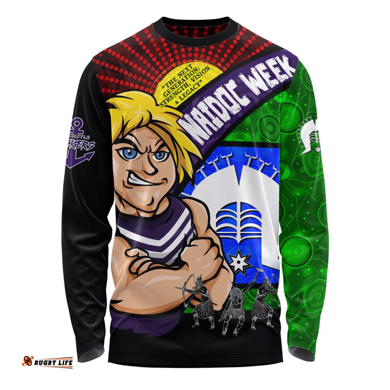 Amazing Aussie Fremantle NAIDOC Week Pride Edition Long Sleeve T-shirt