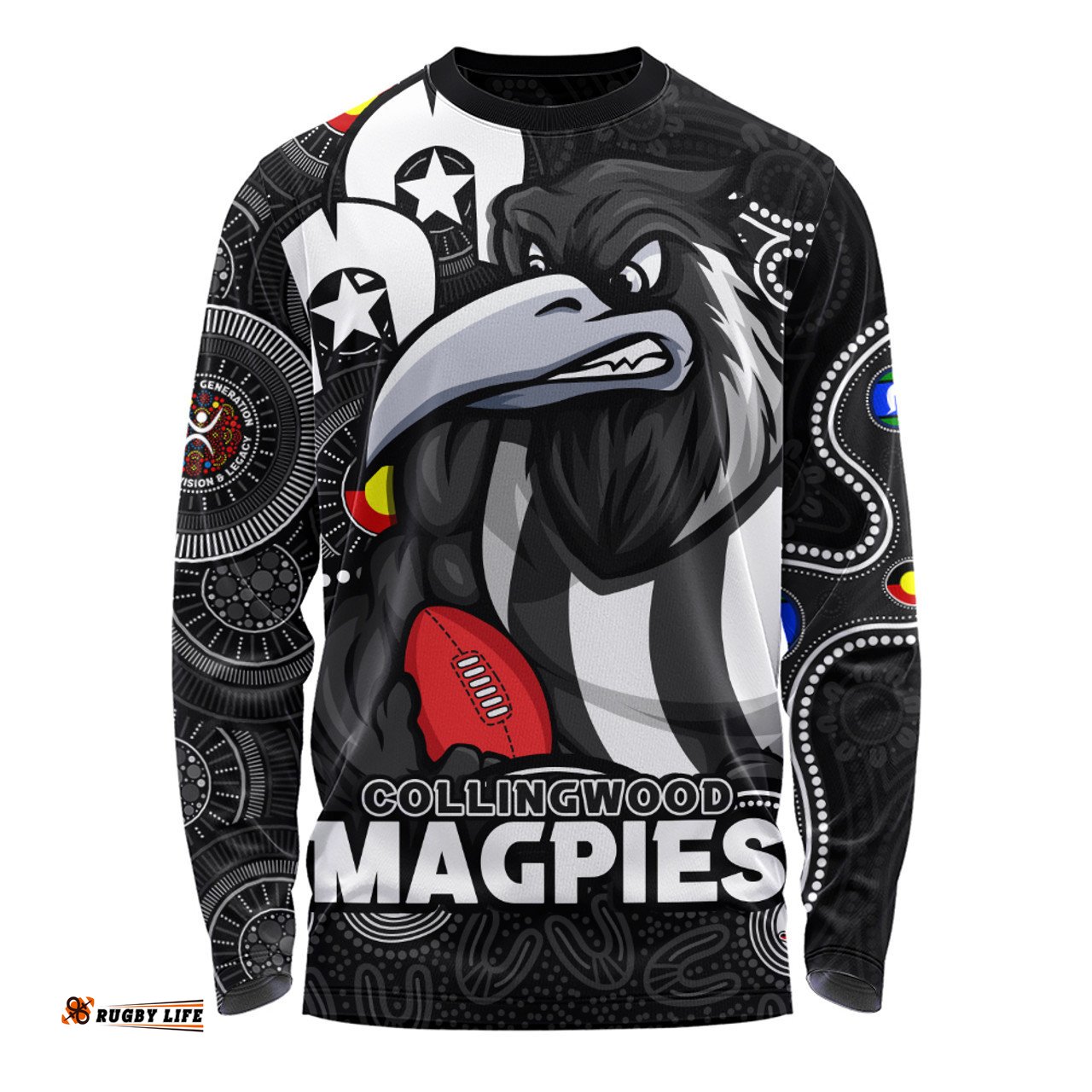 Amazing Aussie Collingwood NAIDOC Spirit Of Country Long Sleeve T-shirt