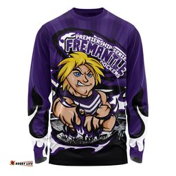 Amazing Aussie Fremantle Premiership Series Flame Edition Long Sleeve T-shirt