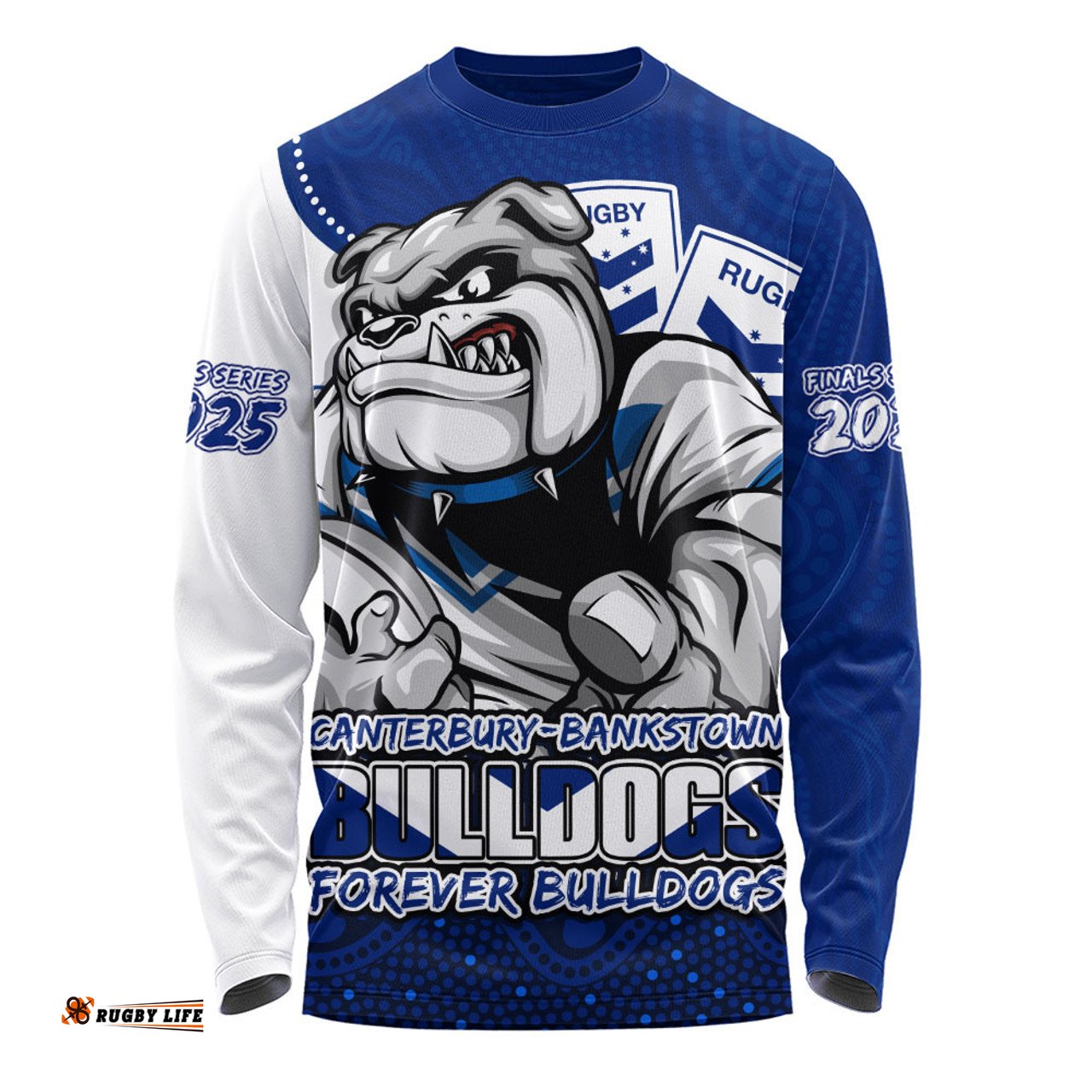 Amazing Aussie Canterbury Bankstown Bulldogs Battle For Glory Rugby Finals Edition Long Sleeve T-shirt