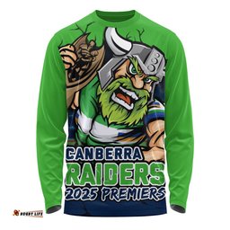 Amazing Aussie Canberra Raiders Unleash Power In The Ultimate Battle Long Sleeve T-shirt