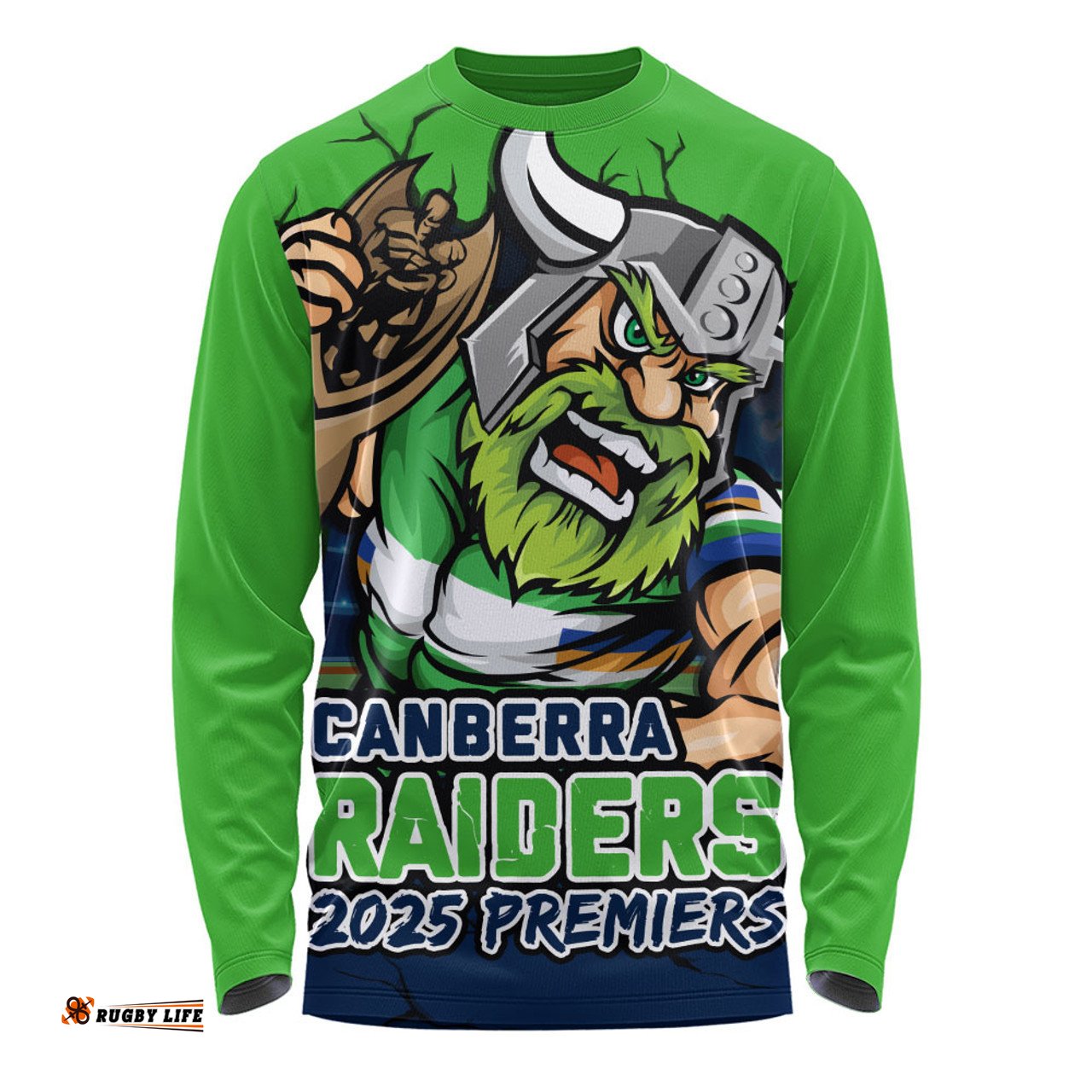 Amazing Aussie Canberra Raiders Unleash Power In The Ultimate Battle Long Sleeve T-shirt