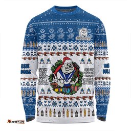 Amazing Aussie Canterbury Bankstown Bulldogs Christmas Custom Chrissie Spirit Long Sleeve T-shirt