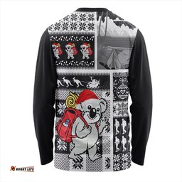 Amazing Aussie Australia Koala Wonderland Christmas Black Long Sleeve T-shirt