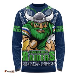 Amazing Aussie Canberra Raiders Final Clash Battle Edition Long Sleeve T-shirt