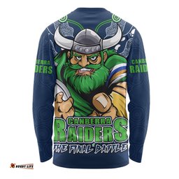 Amazing Aussie Canberra Raiders Final Clash Battle Edition Long Sleeve T-shirt