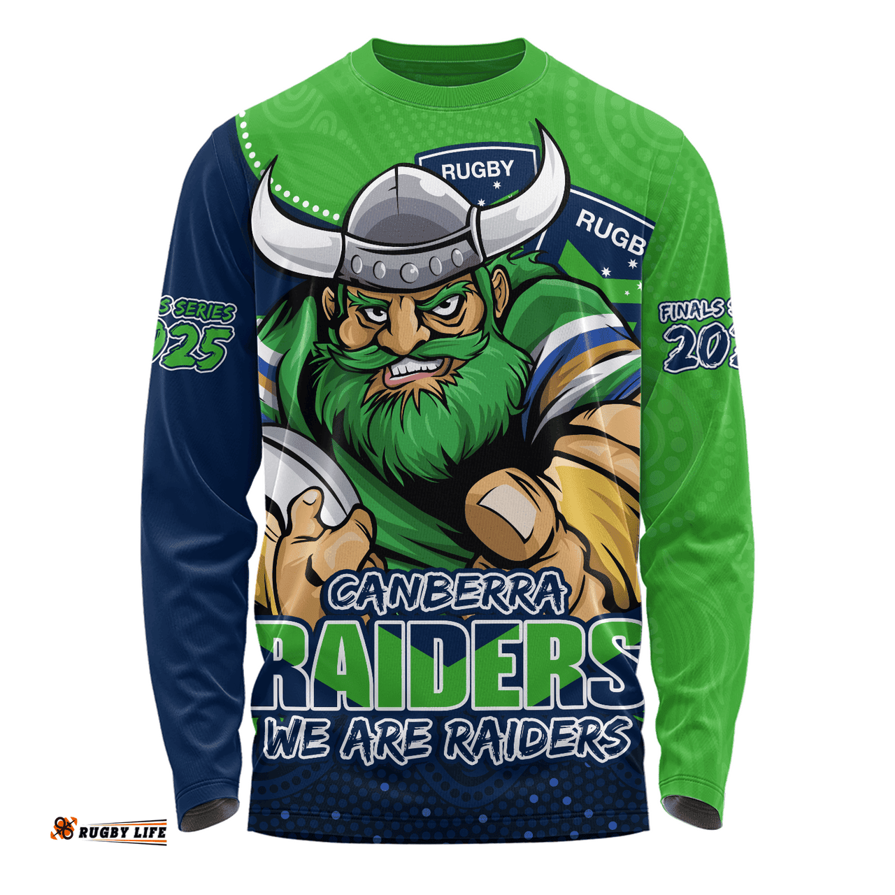 Amazing Aussie Canberra Raiders Battle For Glory Rugby Finals Edition Long Sleeve T-shirt