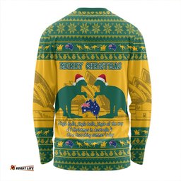 Amazing Aussie Australia Scorching Australia Christmas Green Long Sleeve T-shirt