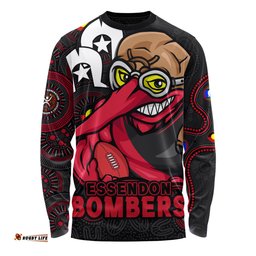 Amazing Aussie Essendon NAIDOC Spirit Of Country Long Sleeve T-shirt