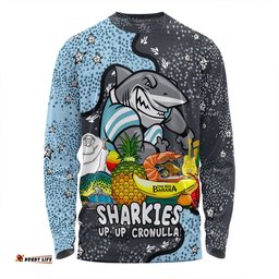 Amazing Aussie Cronulla Sutherland Sharks Custom Australian Big Things Long Sleeve T-shirt