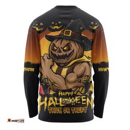 Amazing Aussie Hawthorn Dark Pumpkin Halloween Spirit Long Sleeve T-shirt