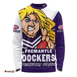 Amazing Aussie Fremantle Australian Football Finals Premiership Spirit Long Sleeve T-shirt