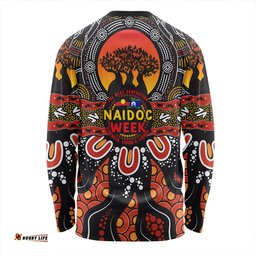 Amazing Aussie Indigenous Australian Aboriginal Naidoc Week Voices Of The Land Long Sleeve T-shirt