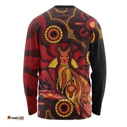 Amazing Aussie Indigenous Australian Aboriginal Echoes Of The Dreaming Long Sleeve T-shirt