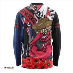 Amazing Aussie Essendon Anzac Day Honor United In Spirit Long Sleeve T-shirt
