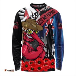 Amazing Aussie Essendon Anzac Day Honor United In Spirit Long Sleeve T-shirt