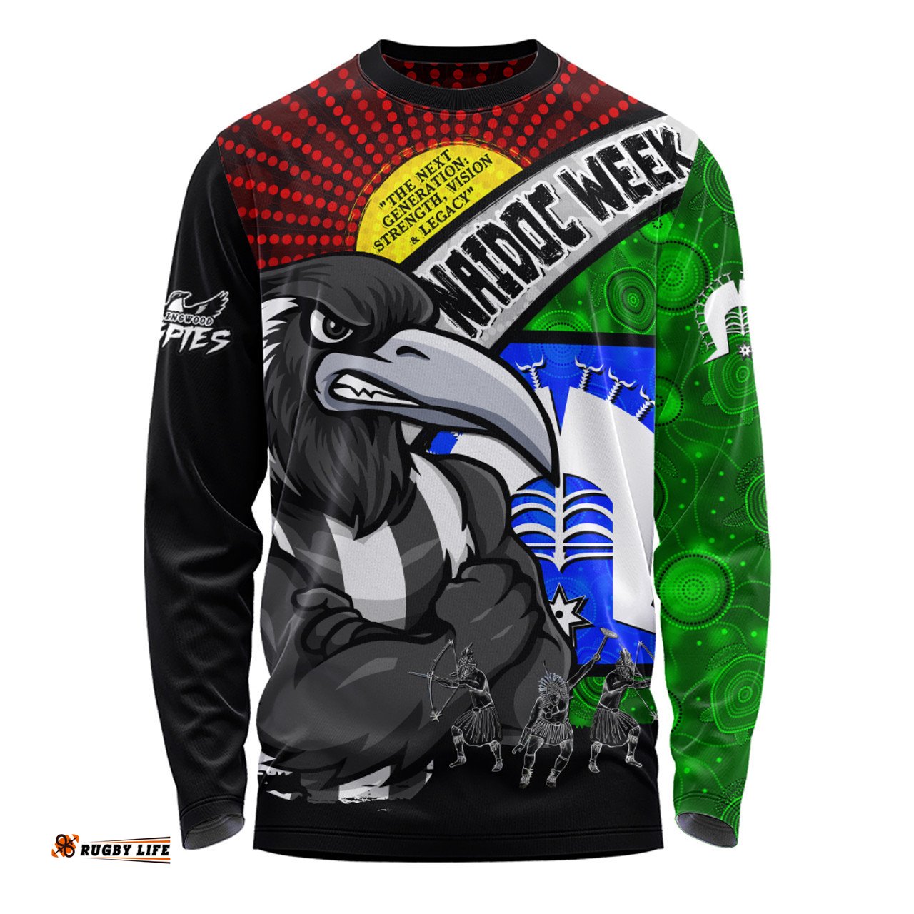 Amazing Aussie Collingwood NAIDOC Week Pride Edition Long Sleeve T-shirt