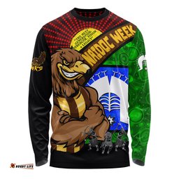 Amazing Aussie Hawthorn NAIDOC Week Pride Edition Long Sleeve T-shirt