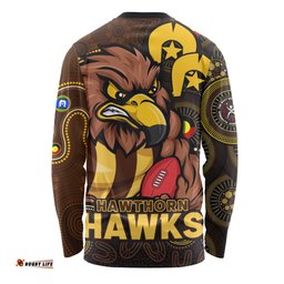Amazing Aussie Hawthorn NAIDOC Spirit Of Country Long Sleeve T-shirt