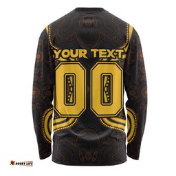 Amazing Aussie Hawthorn Spirit Warriors Of The Game Long Sleeve T-shirt