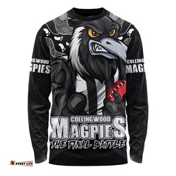 Amazing Aussie Collingwood Final Clash Battle Edition Long Sleeve T-shirt