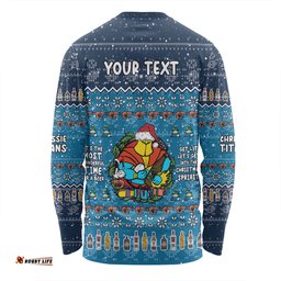 Amazing Aussie Gold Coast Titans Christmas Custom Chrissie Spirit Long Sleeve T-shirt