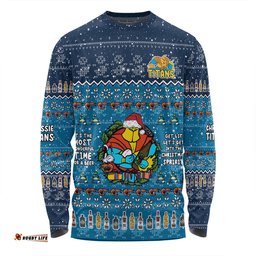 Amazing Aussie Gold Coast Titans Christmas Custom Chrissie Spirit Long Sleeve T-shirt