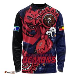 Amazing Aussie Melbourne Power Through Generations NAIDOC Edition Long Sleeve T-shirt