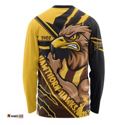 Amazing Aussie Hawthorn Battlefield Glory Gear Long Sleeve T-shirt