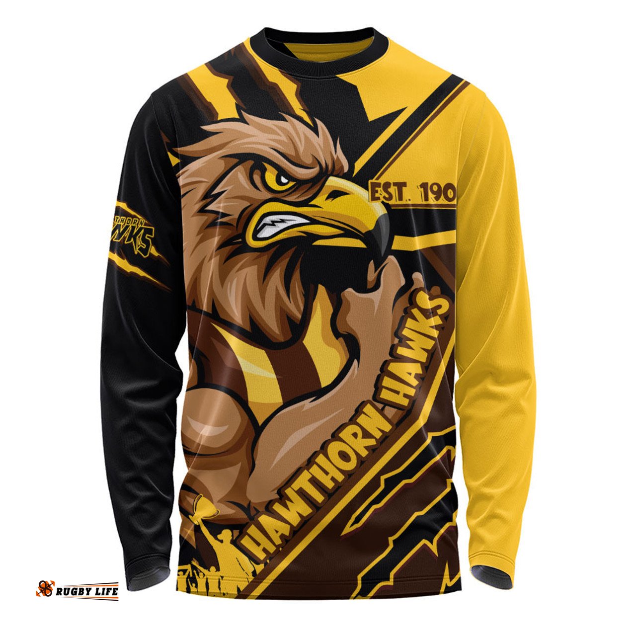 Amazing Aussie Hawthorn Battlefield Glory Gear Long Sleeve T-shirt