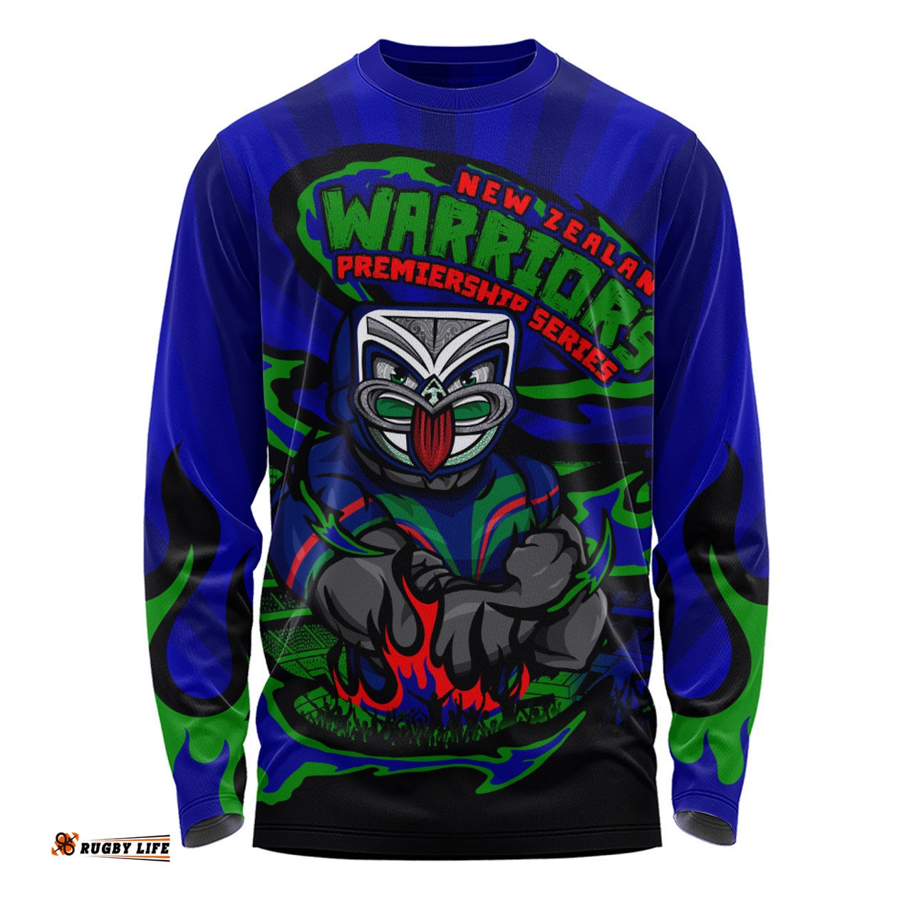 Amazing Aussie New Zealand Warriors Premiership Series Sports Gear Long Sleeve T-shirt