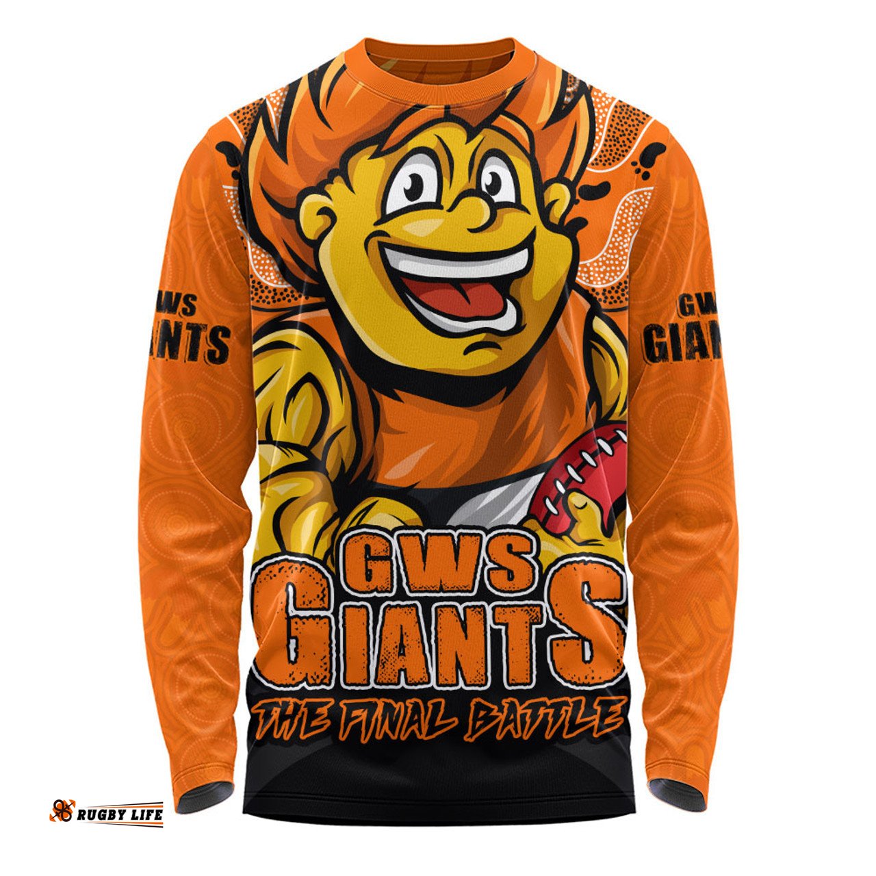 Amazing Aussie GWS GIANTS Final Clash Battle Edition Long Sleeve T-shirt