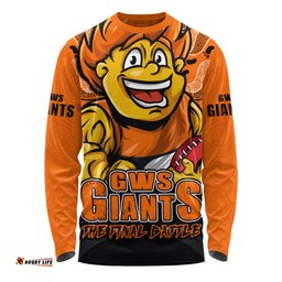 Amazing Aussie GWS GIANTS Final Clash Battle Edition Long Sleeve T-shirt