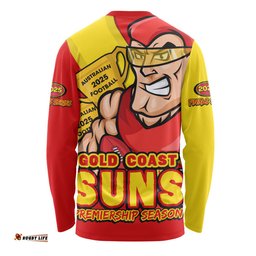 Amazing Aussie Gold Coast SUNS Australian Football Finals Premiership Spirit Long Sleeve T-shirt