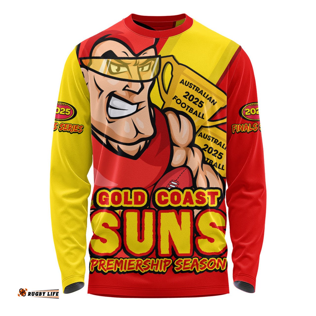 Amazing Aussie Gold Coast SUNS Australian Football Finals Premiership Spirit Long Sleeve T-shirt