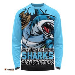 Amazing Aussie Cronulla Sutherland Sharks Unleash Power In The Ultimate Battle Long Sleeve T-shirt