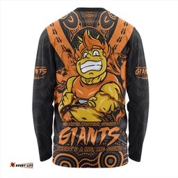 Amazing Aussie GWS GIANTS Ripped Legacy Of The Game Long Sleeve T-shirt