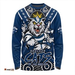 Amazing Aussie Geelong Cats Ripped Legacy Of The Game Long Sleeve T-shirt
