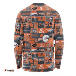 Amazing Aussie GWS GIANTS Legacy Of The Pride Comic Style Long Sleeve T-shirt