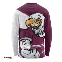 Amazing Aussie Manly Warringah Sea Eagles Defend The Pride Long Sleeve T-shirt
