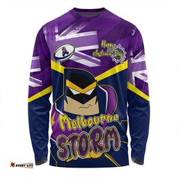 Amazing Aussie Melbourne Storm Happy Australia Day We Are One And Free Long Sleeve T-shirt