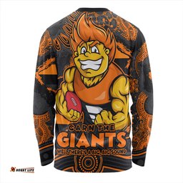 Amazing Aussie GWS GIANTS Blazing Spirit Of Victory Long Sleeve T-shirt