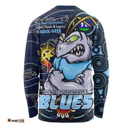 Amazing Aussie New South Wales Blues Spirit Of NAIDOC Series Long Sleeve T-shirt