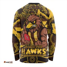 Amazing Aussie Hawthorn Blazing Spirit Of Victory Long Sleeve T-shirt