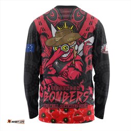 Amazing Aussie Essendon Ripped Legacy Of The Game The ANZAC Spirit Lives On Long Sleeve T-shirt