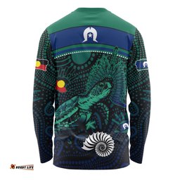 Amazing Aussie Indigenous Australian Aboriginal Turtle Of The Dreaming NAIDOC Edition Long Sleeve T-shirt